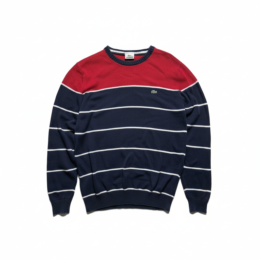Lacoste Vintage Sweater - Navy/Rot | M