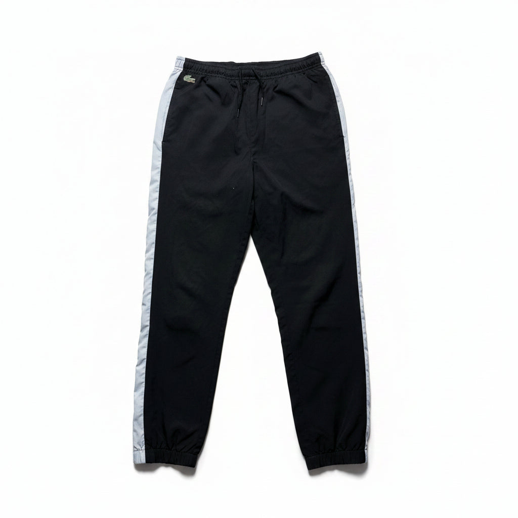 Lacoste White/Black Trackpants | M