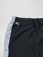 Lacoste White/Black Trackpants | M
