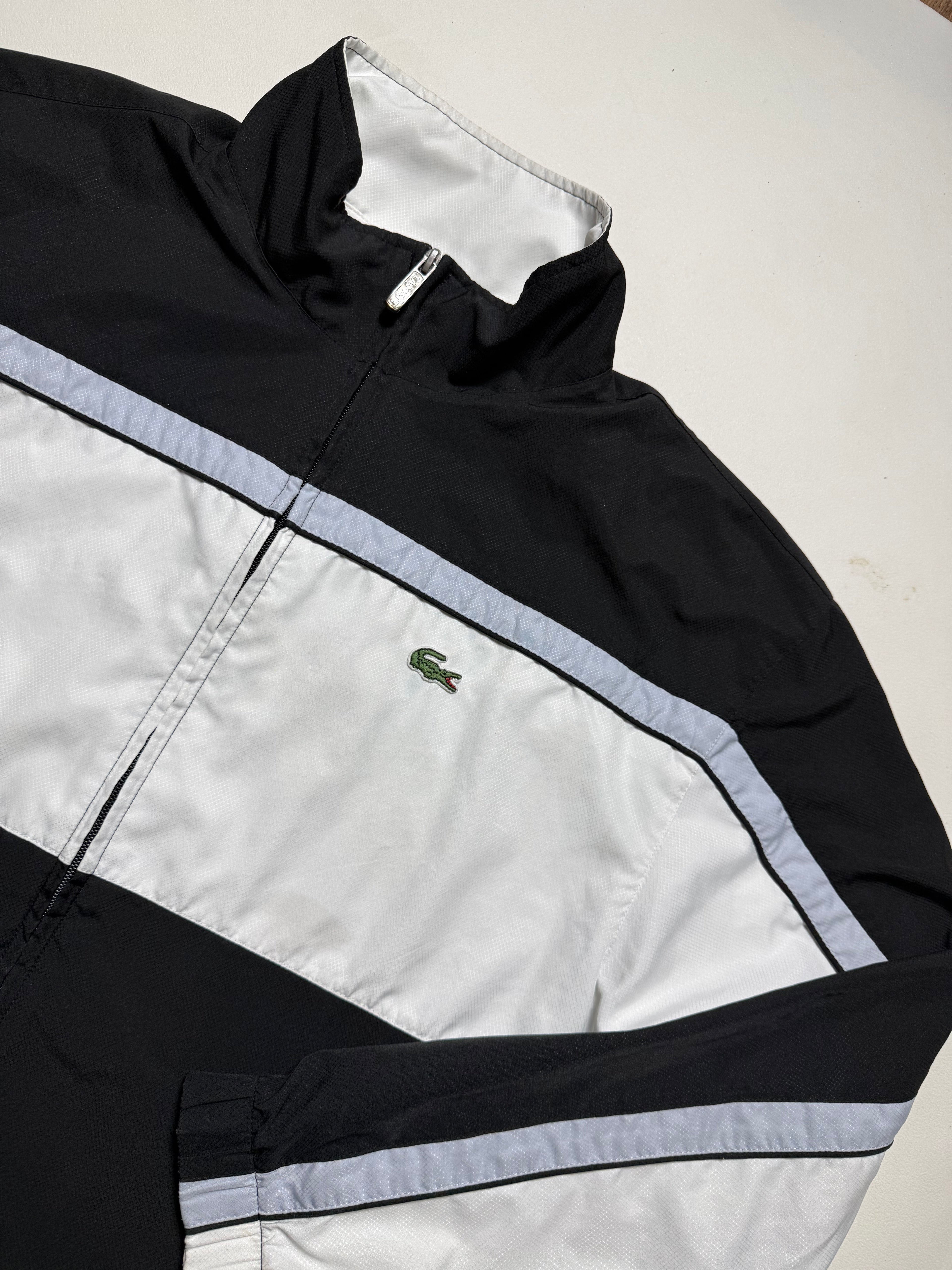 Lacoste Black/White Trackjacket | L