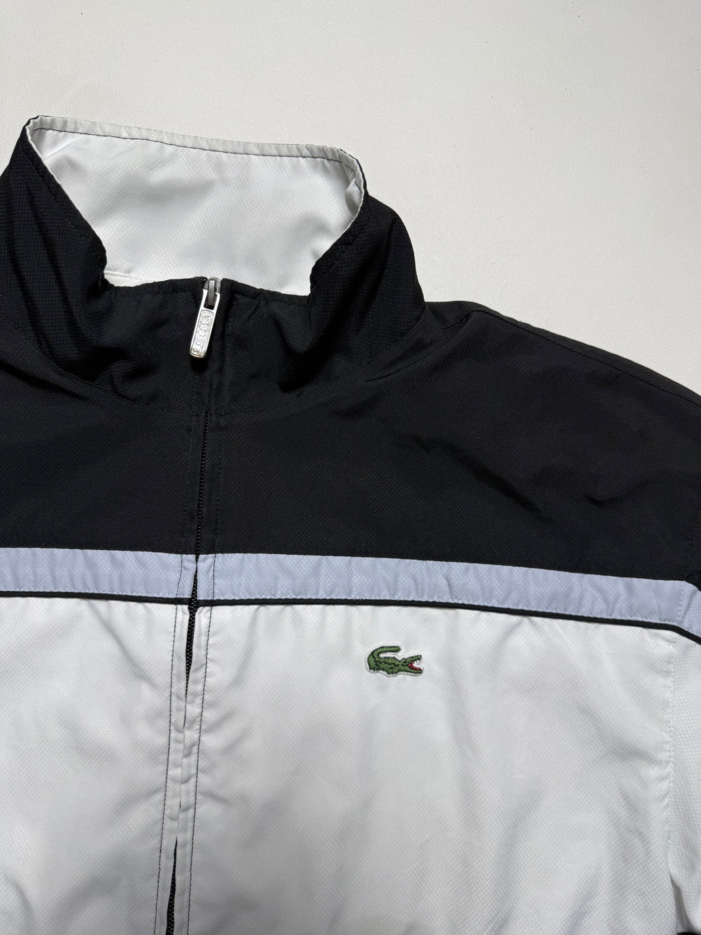 Lacoste Black/White Trackjacket | L