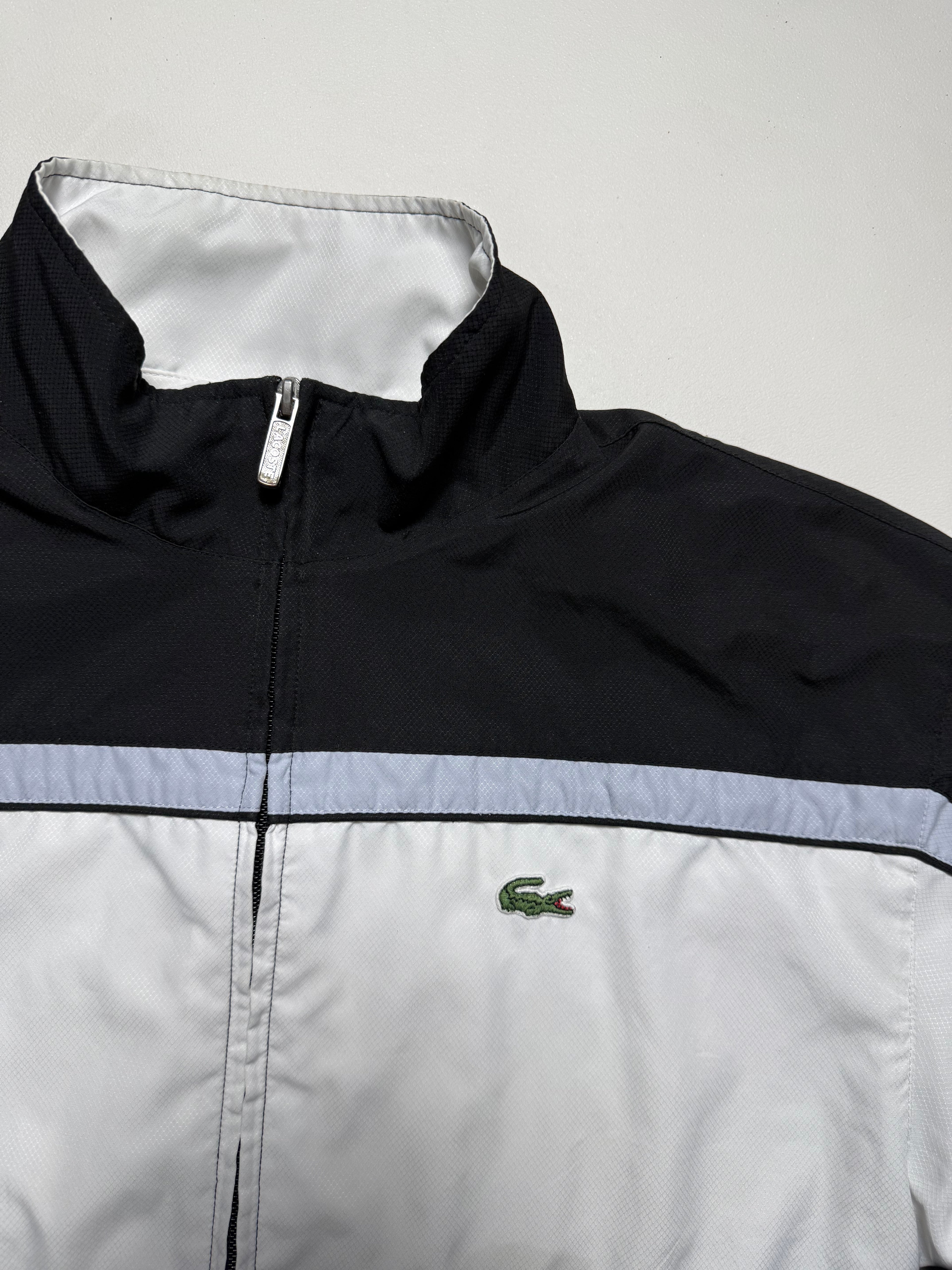 Lacoste Black/White Trackjacket | L