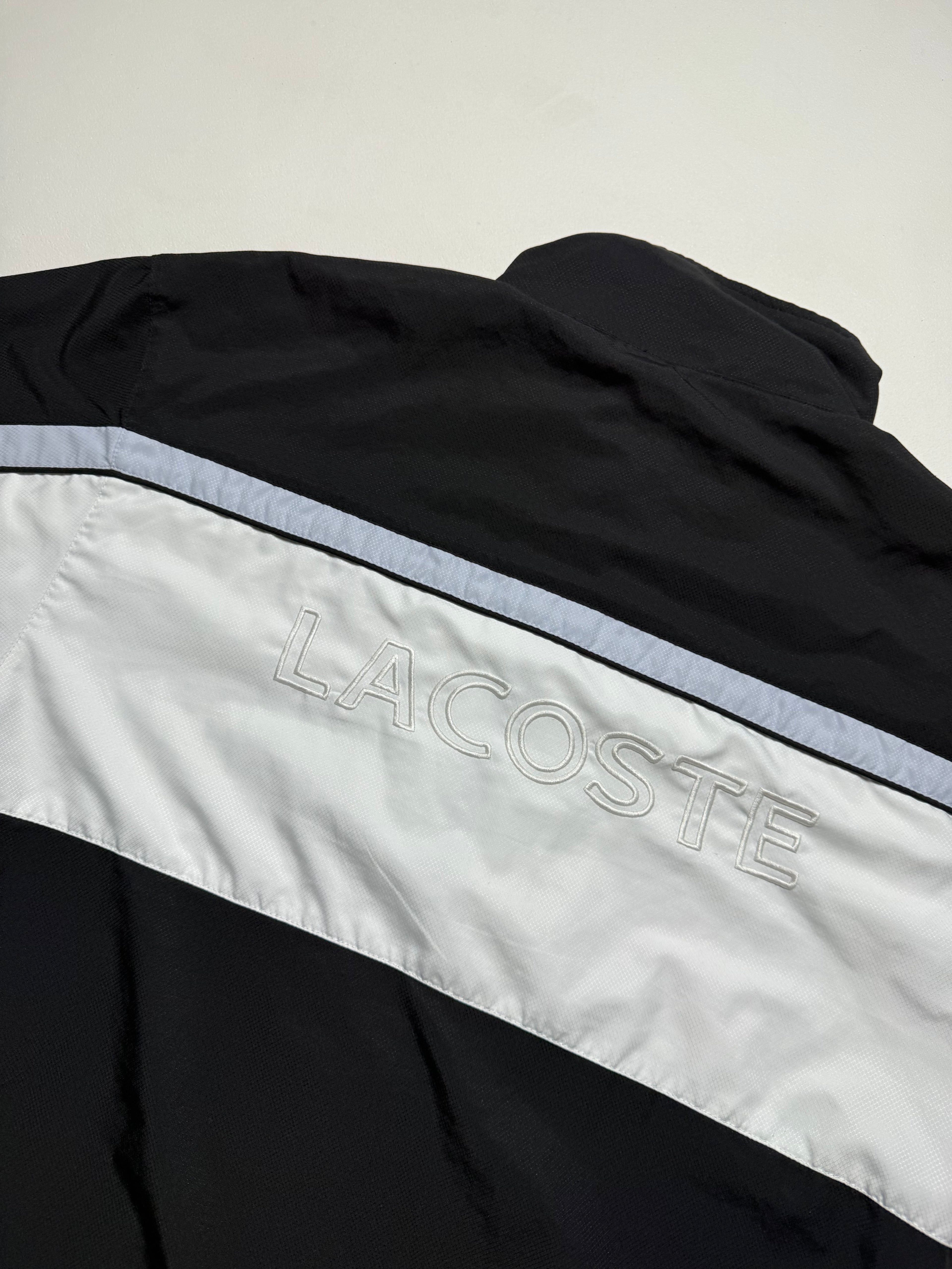 Lacoste Black/White Trackjacket | L